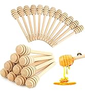 HANSGO Honeycomb Stick, 16PCS 5 Inch Mini Wood Honey Dipper Sticks Honey Stirrer