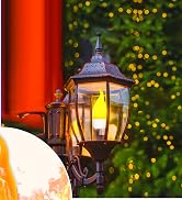 Bitrue LED Flame Light Bulbs, 3 Modes Flame Effect Light Bulbs, E12 Chandelier Base Candle Fire L...