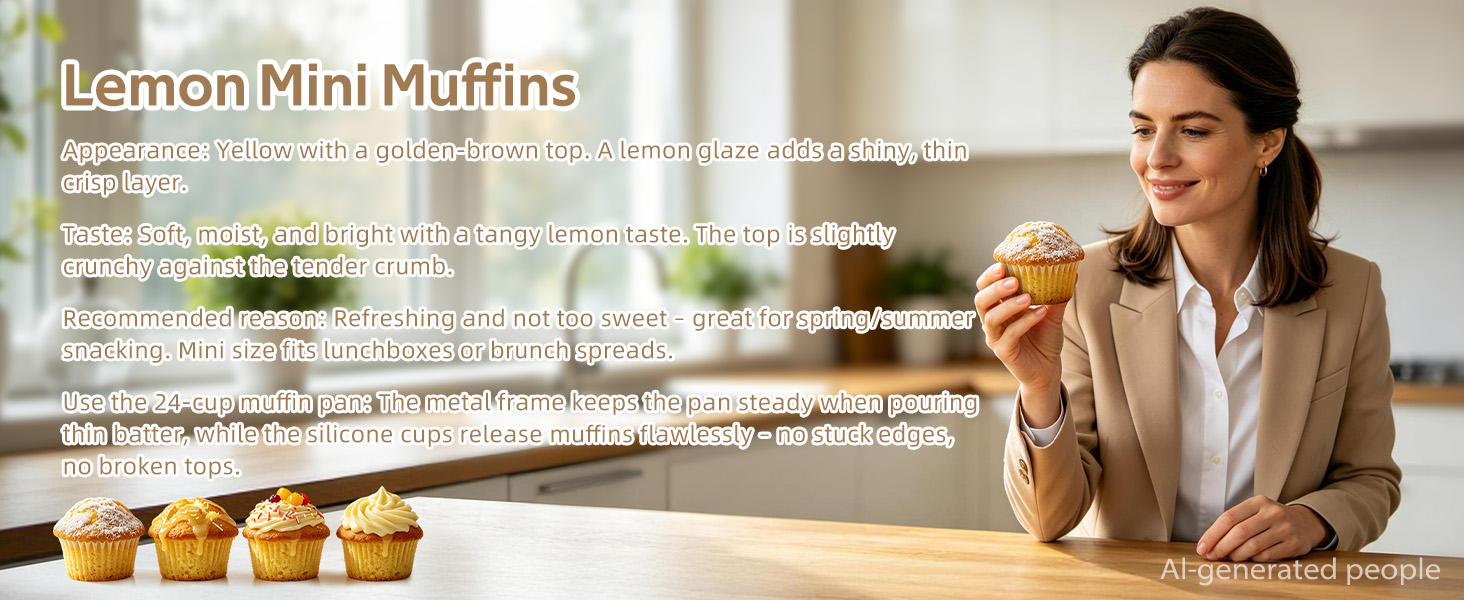Lemon Mini Muffins