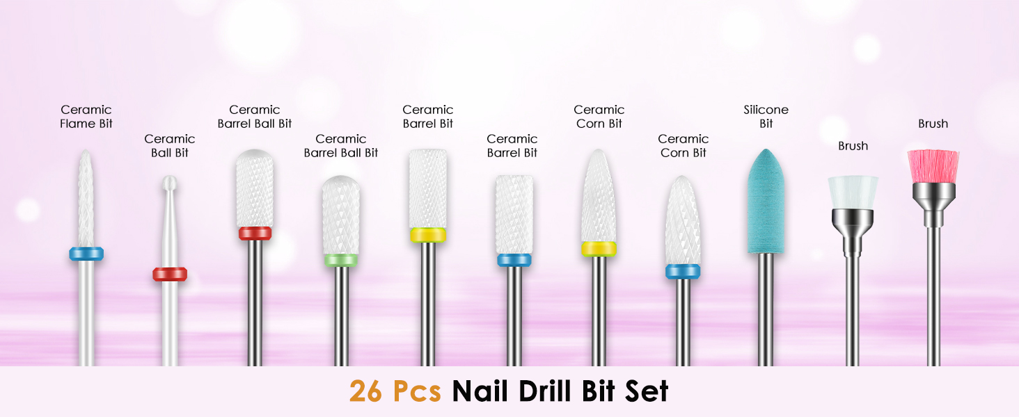Diamond Cuticle Efile Nail Drill Bits
