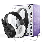 Anivia A9 Pro Over Ear Headset with Microphone - 3.5mm Jack Stereo Sound Headset with Mic - Volum...