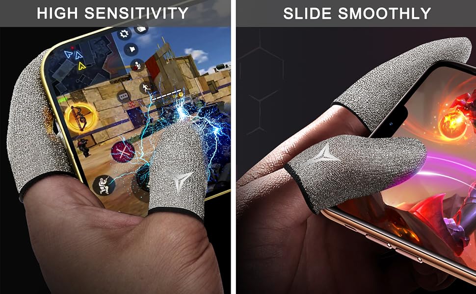 game gamer Silver Fiber gaming finger