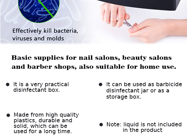 Plastic Storage Box for Nail Tools