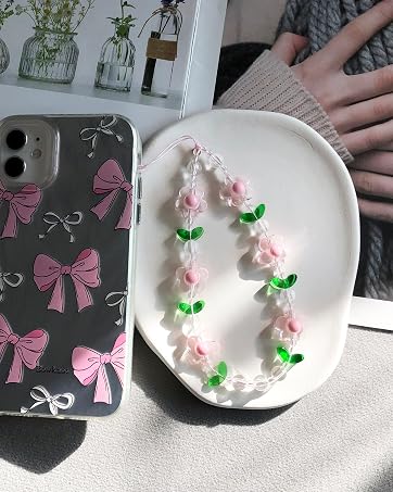 flower phone charm