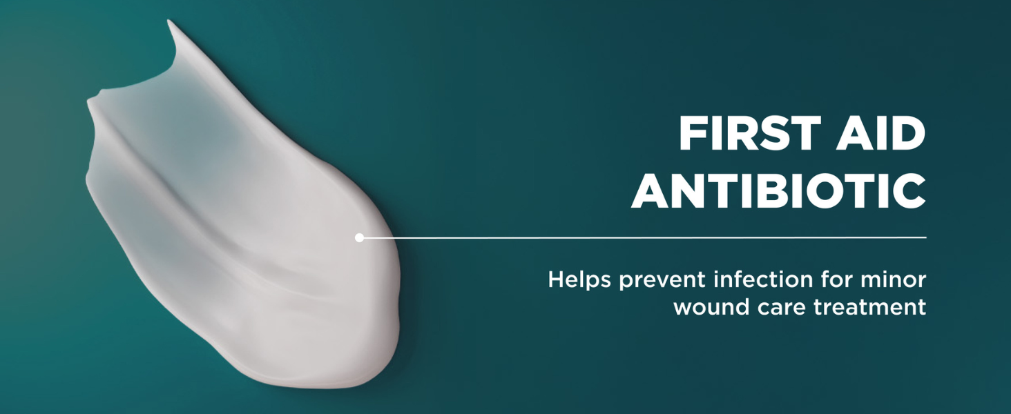 First Aid Antibiotic Cream to Prevent Infection for Minor Wound Care Treatment