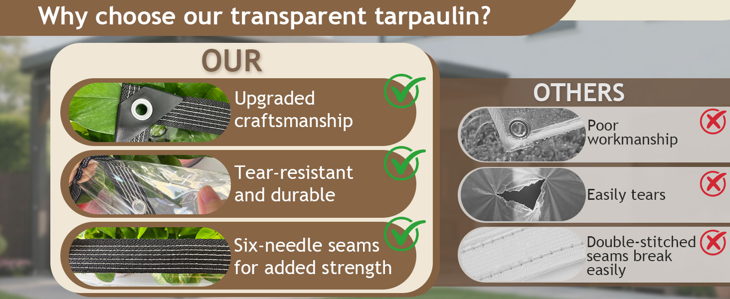 clear tarp