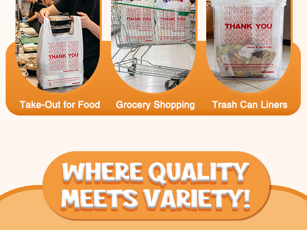 plastic trash bags