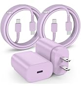 for Samsung Galaxy Super Fast Charging Cord Type C Charger, 25w Android Phone Charger Block &10ft...