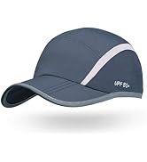 ELLEWIN Unisex Baseball Cap UPF 50 Unstructured Hat with Foldable Long Large Bill