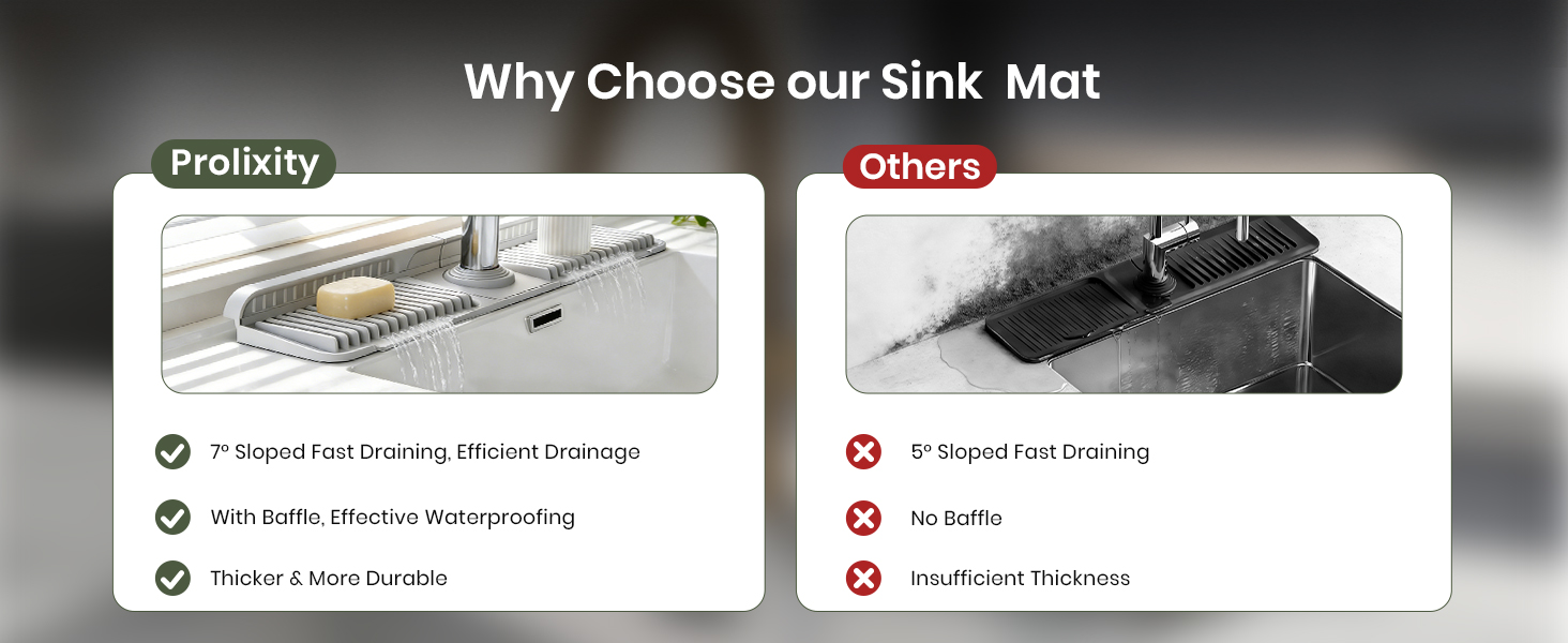 splash guard for kitchen sink area