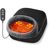 CooCoCo Upgraded FSA HSA Eligible Foot Warmer, Gifts for Mom, Shiatsu Foot Massager with Heat for...