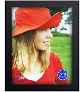 RPJC 8x10 Picture Frames Made of Solid Wood High Definition Glass for Table Top Display and Wall ...