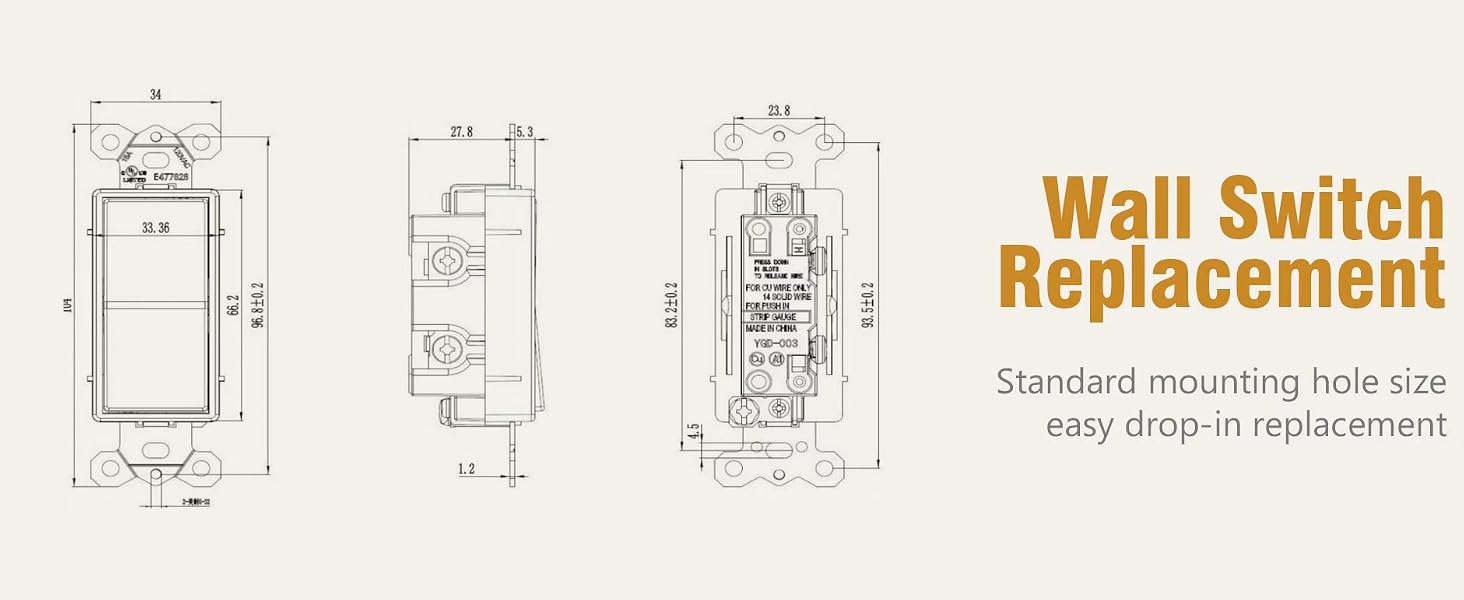 wall light switches ,light switch plate over with paddles,single rocker light switch