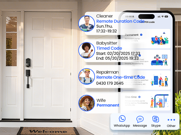 Veise Fingerprint Smart Door Lock