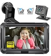 Zacro 1080P Baby Car Camera, 4.3" Baby Camera for Car, with HD Night Vision, 150° Wide View Angle...