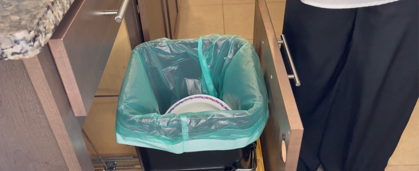 kitchen trash bags 8 gallon
