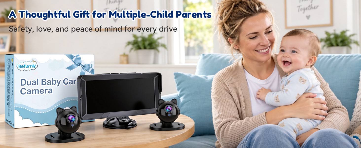 dual car camera baby monitor
