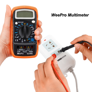 multimeters volt-ohm low voltage tester power tester auto multimeter 12v 120 220v to