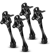 Door Stops, Kickdown Door Stopper, 4 Inch Heavy Duty Door Stoppers for Bottom of Door, Non-Slip R...