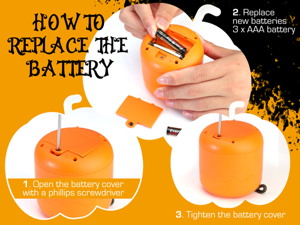 led light up halloween pumpkin jack o lantern
