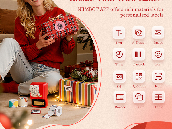 NIIMBOT B21 Christmas Label Maker