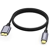 External Hard Drive Cable USB C 3FT, 10Gbps MicroB 3.0 to USBC Type C Cord Data Transfer/Charging...