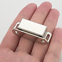 Magnetic Cabinet Catch Silver