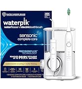 Waterpik Sensonic Complete Care Water Flosser and Rechargeable Electric Toothbrush Combo Set for ...