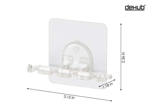 10 DeHUB Vacuum Pad Toothbrush Holder (4brush) VTB4-CC60 PA+ 600 Size Spec