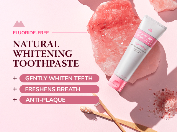 Fluoride Free Toothpaste I Natural Toothpaste for Teeth Whitening I Gum Health Care