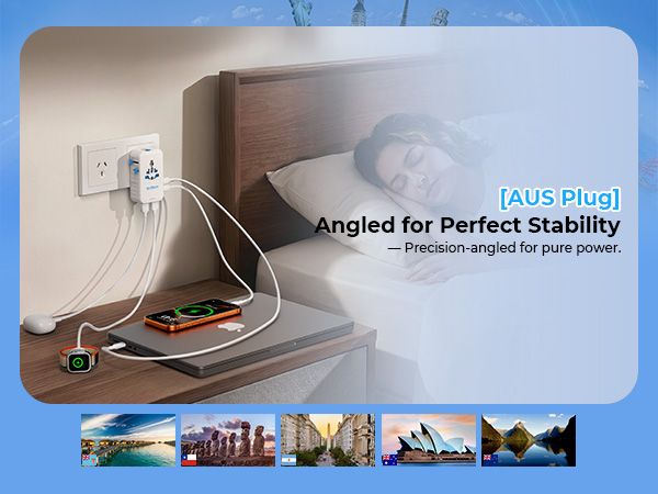 SKRSAN Aura International Travel Adapter