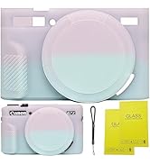 SZHSYJY G7X Mark II case,G7X Removable Lens Cover Silicone Cover for Canon PowerShot G7X ii,Comes...
