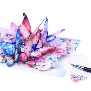 Butterfly pop up card
