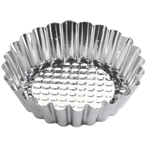 Dicunoy 30 PCS Egg Tart Mold, 3.8 Inch Stainless Steel Tart Pans
