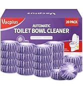 Vacplus Toilet Bowl Cleaners - 20 Pack Long-Lasting Toilet Cleaner Tablets, Prevent Stains & Deod...