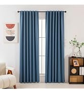 Pickluc Blackout Curtains 84 Inches Long 2 Panels, Black Out Drapes for Bedroom or Living Room, B...