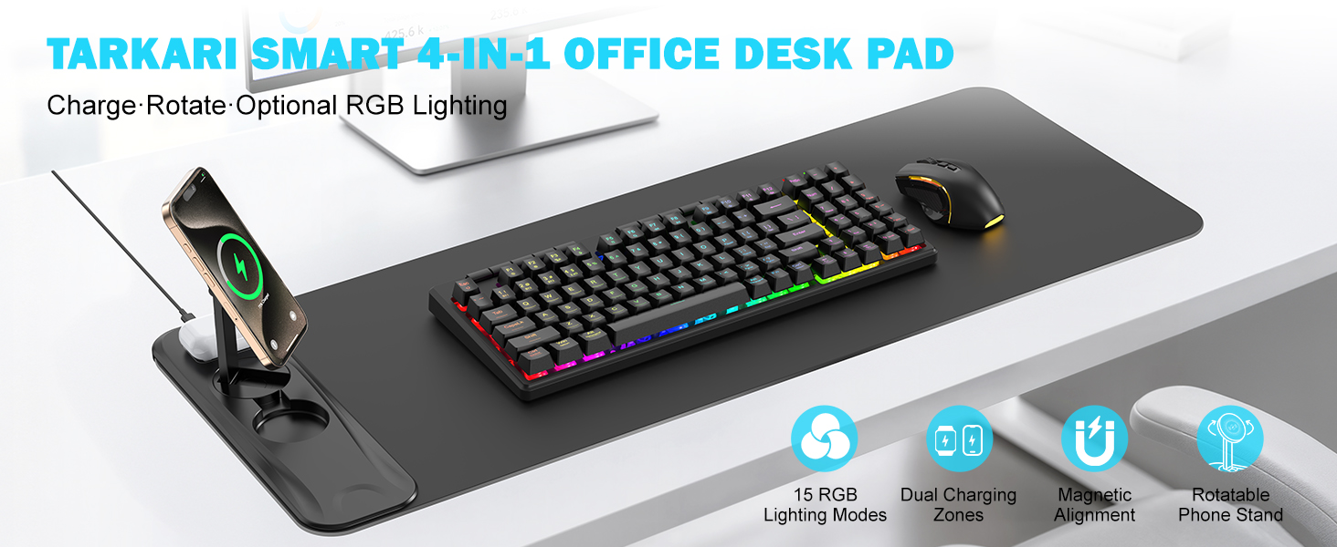mouse pad wireless charging