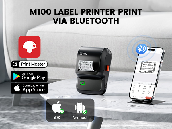 bluetooth label maker machine