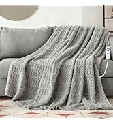 Eastsora Heated Blanket,Electric Flannel Blanket,Heating Blanket with ETL & FCC & 12 Heating Leve...