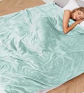 LaffyLo Electric Heated Blanket Full Size 72×84, Breathable & Luxurious Flannel, Soft Warm Gift w...