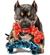 WOWBALA Dog Toys for Aggressive Chewers - Build for Aggressive Chewers for Long Lasting Fun, Non-...