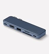 Satechi USB-C Snap Hub for MacBook Neo, 6-in-2 Flush Dual-Connector Hub with 4K/60Hz HDMI, 45W Pa...