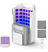 Stoga Cordless Fruit Fly Trap for Indoors and Outdoors – 1 Device + 5 Refills Rechargeable Gnat T...