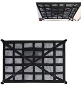 Yiwview Car Ceiling Cargo Net, Double-Layer Overhead Storage Mesh Organizer, 31.5 x 21.6 Inch Roo...