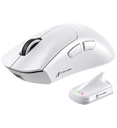 ATTACK SHARK V8 Wireless Ultralight 8K Polling Gaming Mouse-White | 42000 DPI,Nordic 54L15 MCU Ch...