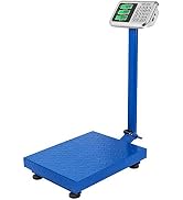 TUFFIOM 660lbs Weight Electronic Platform Scale,Digital Floor Heavy Duty Folding Scales,Stainless...