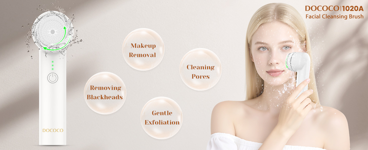 Facial cleansing brush