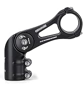 GEWAGE Bike Stem - 130 Degree Adjustable Bicycle Stem- 75mm 90mm 130mm Handlebar Stem Riser for 3...