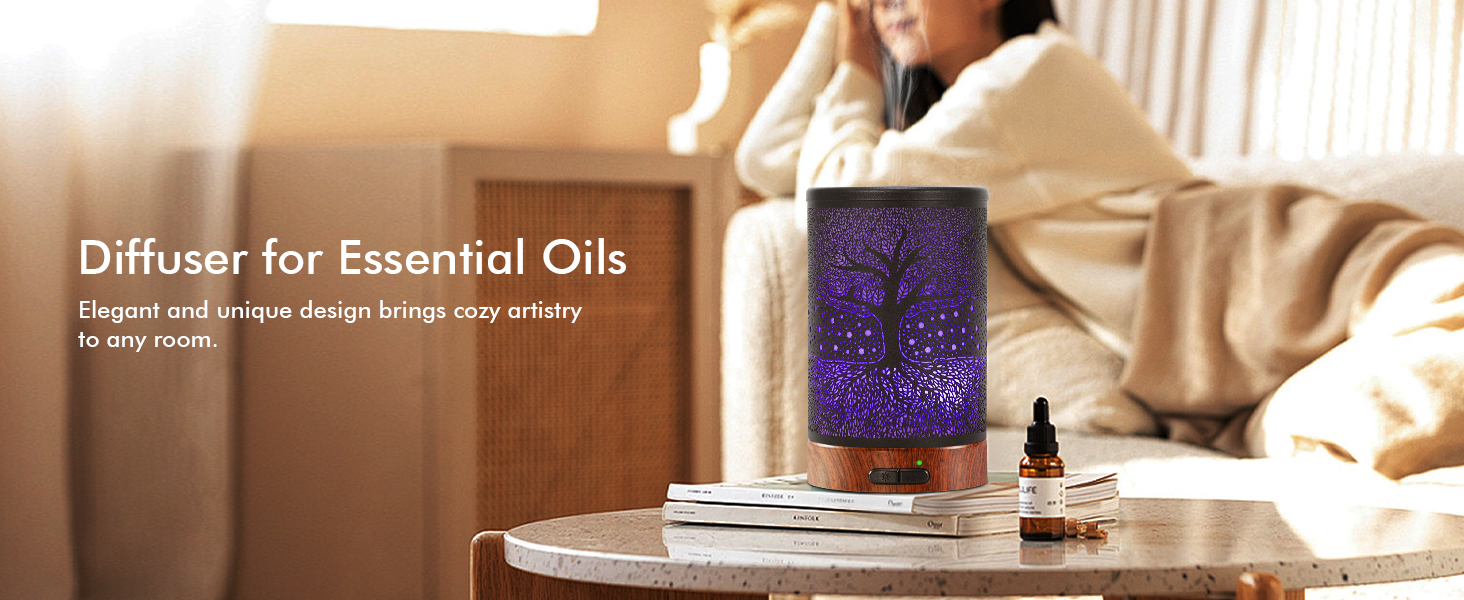 Metal Oil Diffuser Tree Life-2