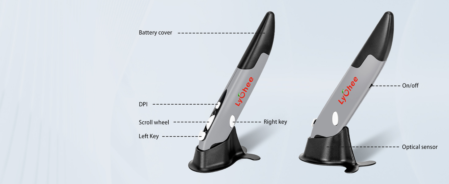 Wireless mouse pen